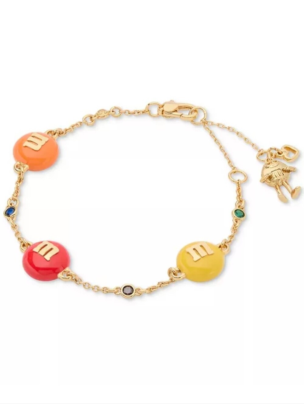💛▪️kate spade▪️ new yorkM&M X Gold-Tone Multicolor M&M Flex Bracelet